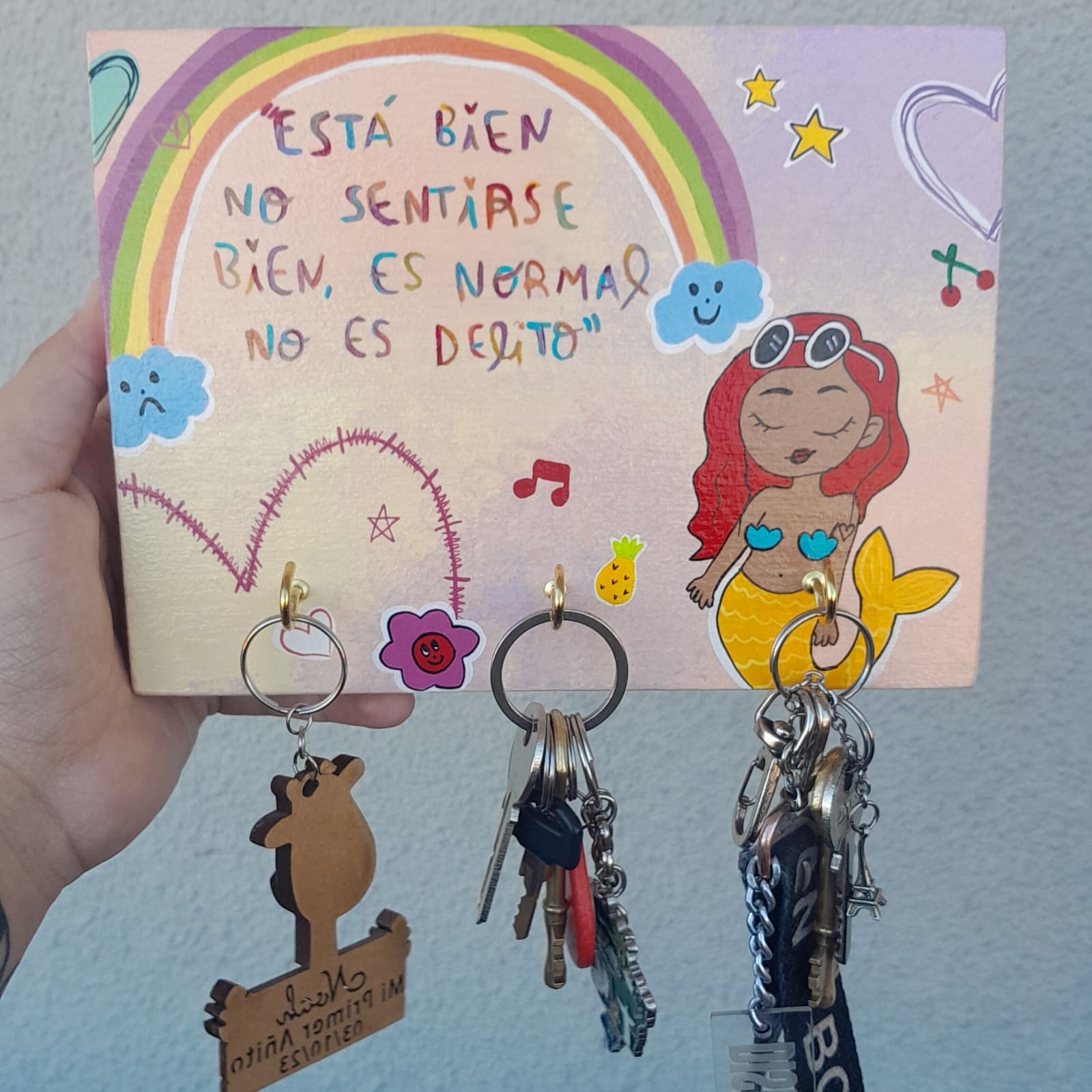 Porta llave Sirena